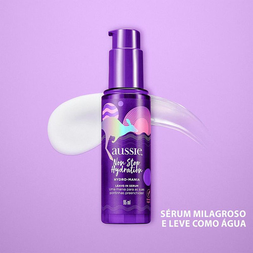 Aussie Non Stop Hydration Leave In Serum Hidratação 95 Ml