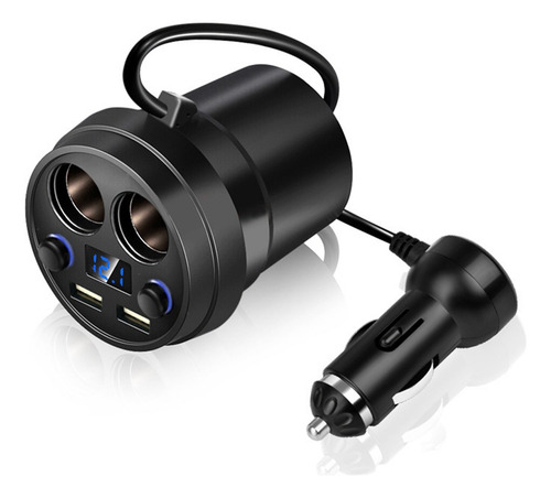 Cargador Universal Para Vasos De Coche, Doble Usb, Con Carga