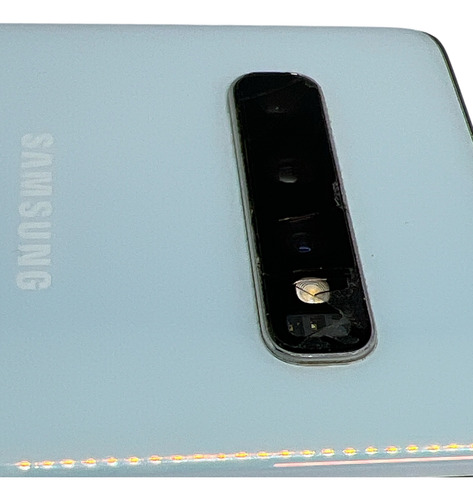 Celular Samsung Galaxy S10 128gb Blanco Dual Sim Desbloqueado (usado-linea En Pantalla) (Usado)