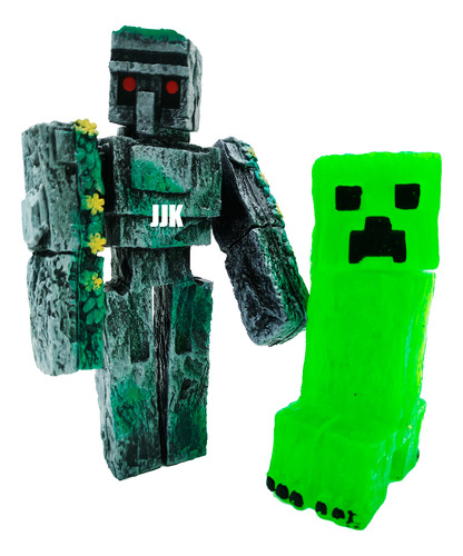 Minecraft Figura Golem La Pelicula Muñecos 4 Pzs Juguete