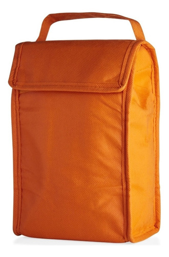 Bolsa Termica Masculina Cerveja Pequena Compacta E Leve Cor Laranja