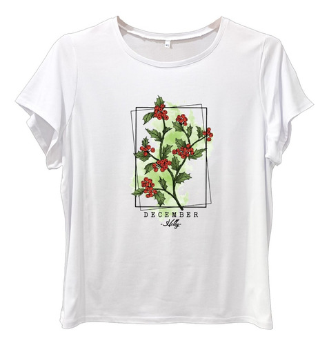 Blusa Playera Flor Holly Flores Mujer Tallas Extras
