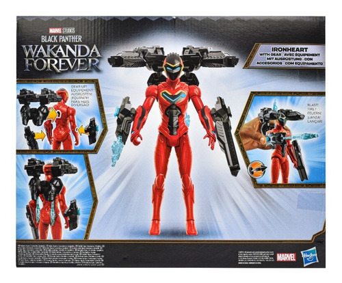 Figura Ironheart Hasbro Marvel Titan Hero Series 12 Pulgadas