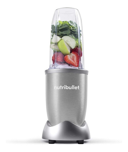 Licuadora Profesional Nutribullet Pro Nb9-1301s - 13 Piezas Color Plateado