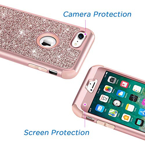 Funda Para iPhone 8, iPhone 7, iPhone 7 Y iPhone 8 Rose D-02