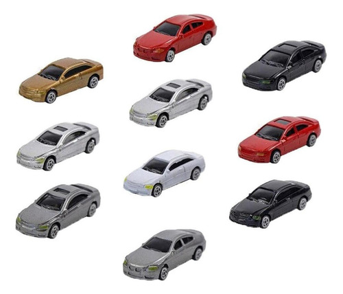 10pcs Ho Escala Modelo Coche 1:87 Edificio Tren Paisaje Nuev