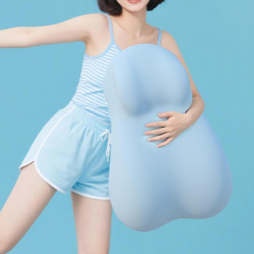 Cojín De Piernas Posicionamiento De La Almohada Azul