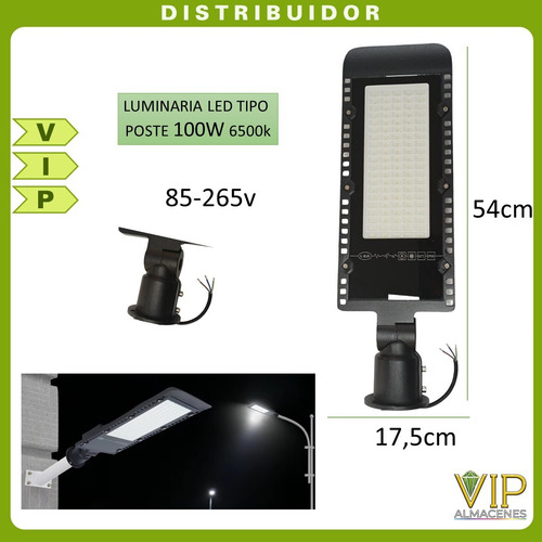 Luminaria Reflector Tipo Poste 100w A Corriente 85-265v