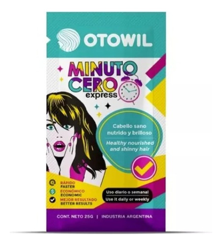 Baño De Crema Minuto Cero Express Otowil De 25 Grs X 6 U.