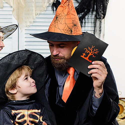 Tarjeta De Halloween Tarjeta De Cumpleaños De Hallowee