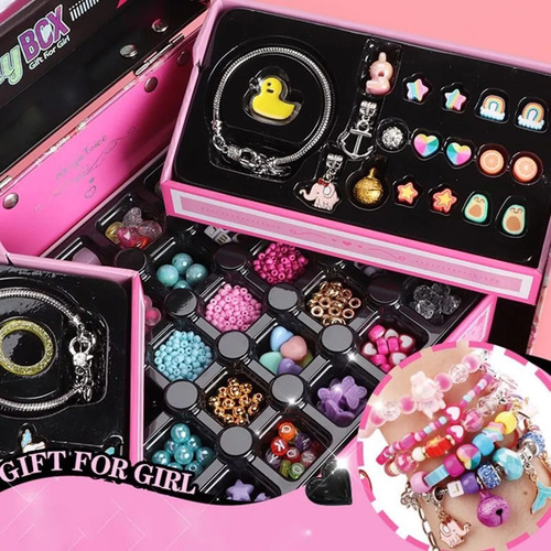 Kits De Pulseras Con Dijes Para Niñas Para