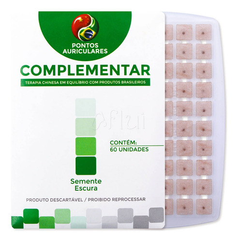 Ponto Auricular Semente Acupuntura Micropore - 900 Un