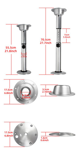 Soporte De Montaje De Pata De Mesa Ajustable Móvil Con