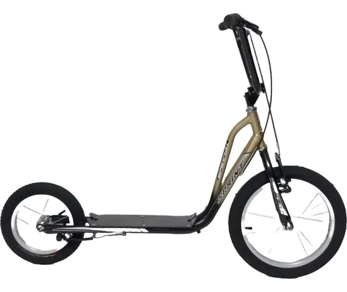 Patineta Bicicleta Sprint Rin 16/12 Negro Con Dorado