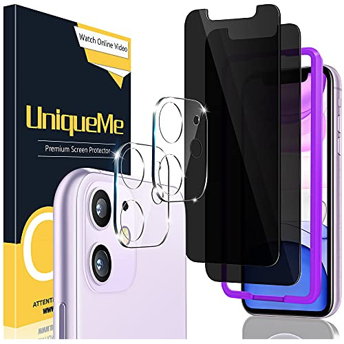 Pantalla Para iPhone 11 6,1 2 Unidad Lente Camara Vidrio Hd