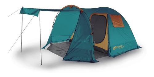 Carpa Spinit Confort 4 Personas + Alero Impermeble  Garantia