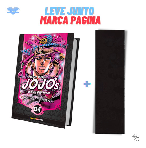 Jojo's Bizarre Adventure Parte 2 Battle Tendency Mangá Vol. 1 Ao 4 Kit Completao Lacrado Em Português