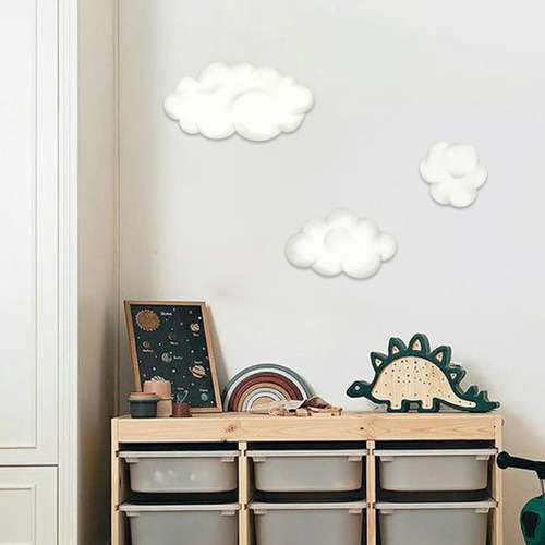 Nubes De Acuarela Set De Calcomanía De Pared - Pegatinas De