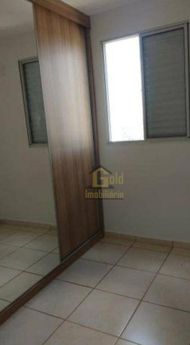Apartamento Com 2 Dormitórios Para Alugar, 47 M² Por R$ 1.100,00/mês - Reserva Sul Condomínio Resort - Ribeirão Preto/sp - Ap2859