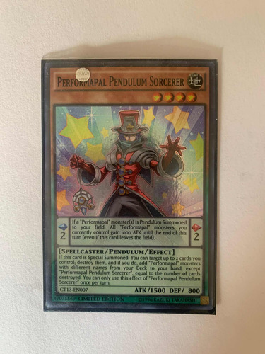 Yu Gi Oh! Performapal Pendulum Sorcerer Bosh Limited Edition