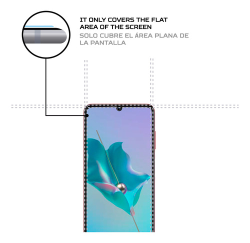 Protector Mica Pantalla Para Zte Blade V40 Vita