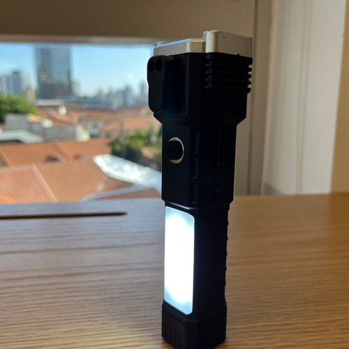Kit 3 Linterna Tática Militar Indestructible Imã Faca Martel