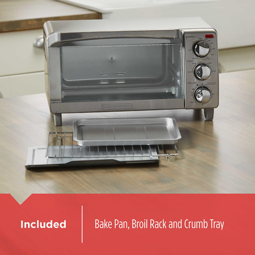 Blackdecker 4slice Toaster Oven Natural