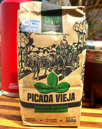Yerba Ahumada Barbacuá Orgánica - Picada Vieja X500gr