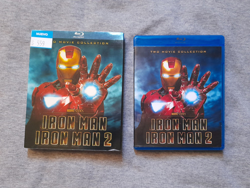 Iron Man 1 Y 2 Marvel Pelicula Blu-ray (Usado)