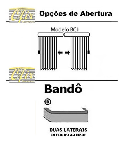 Persiana Vertical De Tecido Com Bandô 2,20 Larg X 2,20 Alt