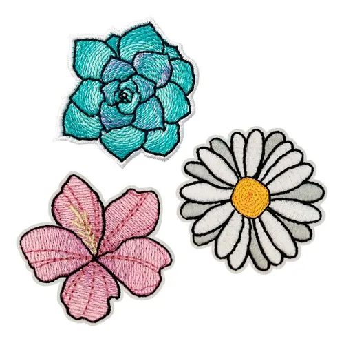 Parches de flores bordadas new arrivals