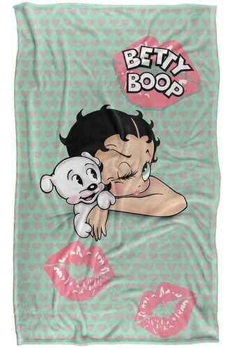 Betty Boop Memoria Letal Toque Sedoso Manta De Tiro Sú...