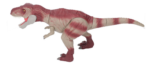 Simulación De Modelo De Dinosaurio Vívida Pintada A Mano Tra