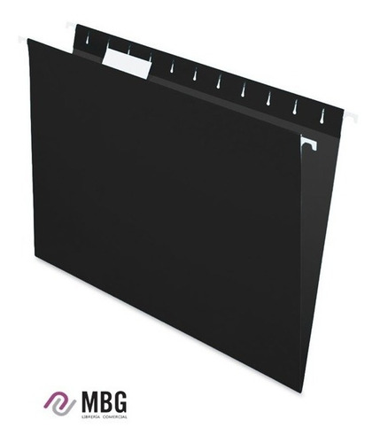 Carpeta Colgante De Color Negro Nepaco Pack X25 Und 