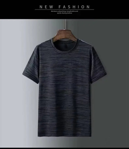 Camiseta De Manga Corta De Secado Rápido Para Hombre - Color