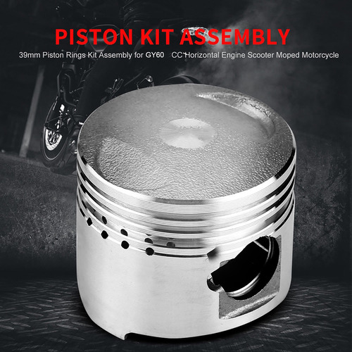 Kit De Anillos De Pistón 39mm Para Gy6 50cc Horizontal