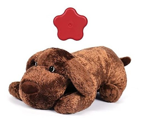 Peluche Para Perro Oso Interactivo Latidos Corazon Cafe