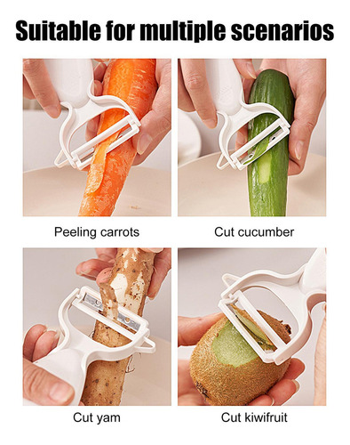 Pelador De Acero Inoxidable Pelador De Verduras Ergonómico D