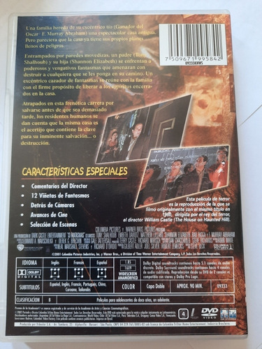 13 Fantasmas / Original - Dvd - Thirteen Ghosts
