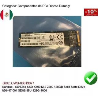 Sandisk Ssd X400 M.2 2280 128gb 856447001 Sd8sn8u128g1006