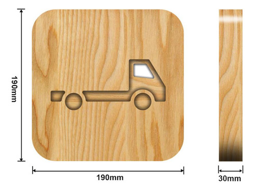 Luz De Escritorio Usb Led De Madera Con Luz Nocturna