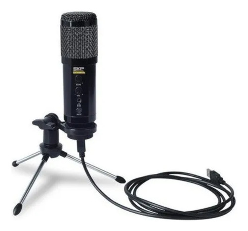 Microfone Podcast 400u Para  Gravação Live Youtuber Skp