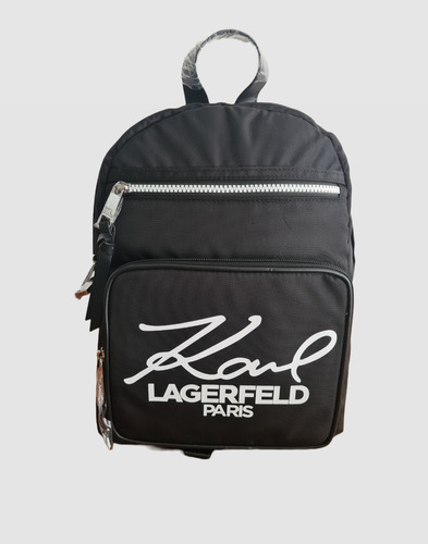 Mochila Karl Lagerfeld Negra. Original Y Nueva