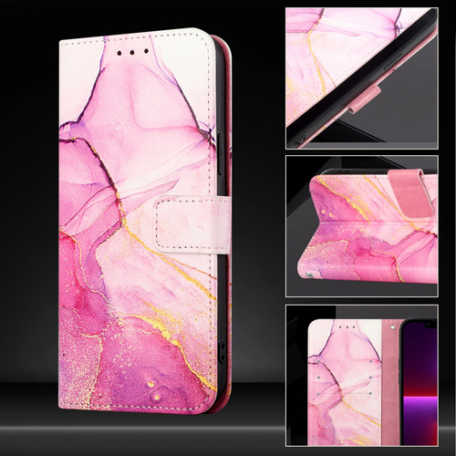 Funda Para Oneplus Oneplus Serie 9, Cierre Magnético, Mármol, Pie De Apoyo, Orificio Para Cordón, A Prueba De Golpes
