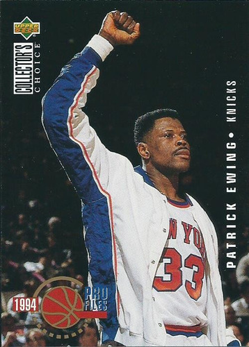 Barajita Patrick Ewing Upper Deck 1994 #201 Knicks