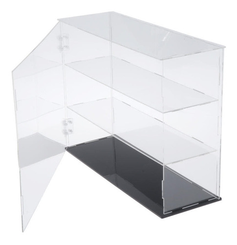Caja Grande De Plástico Transparente-24x12x3