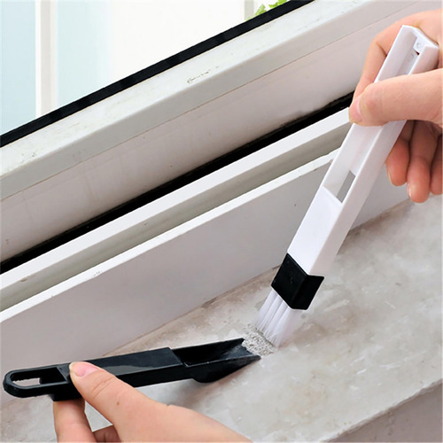 Cepillo De Limpieza De Ranuras De Ventanas Herramienta De