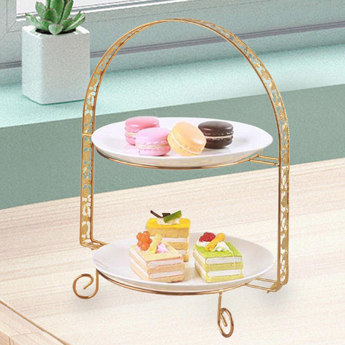 Soporte De Metal Para Pasteles Sin Plato, Estante Para
