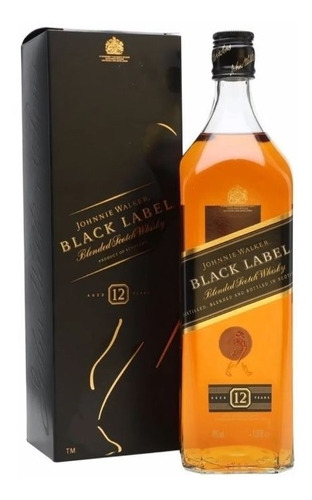 Whisky Johnnie Walker Black Label 750ml + Estuche Importado 