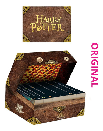 Cofre Harry Potter Saga Completa  7 Libros J. K. Rowling 